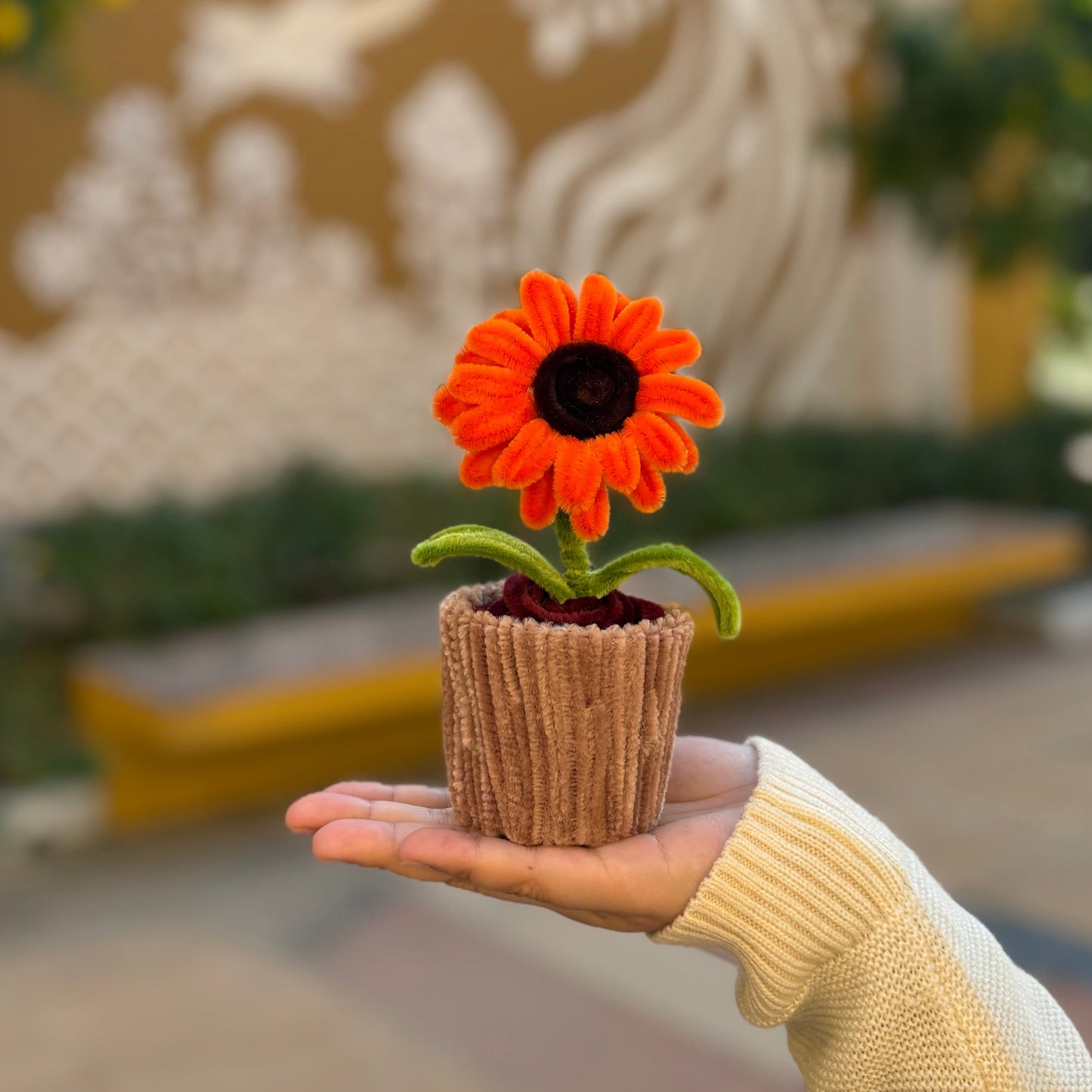 Sunflower Pot