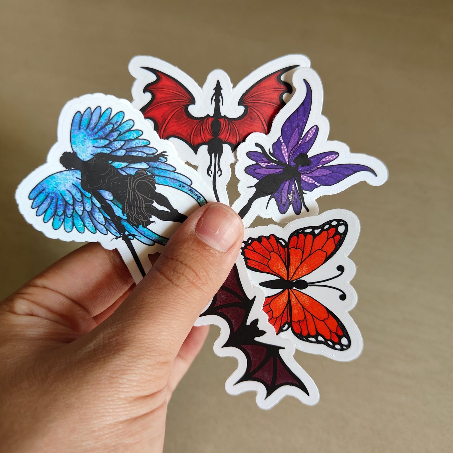 Fantasy Bookmark and Sticker Combo