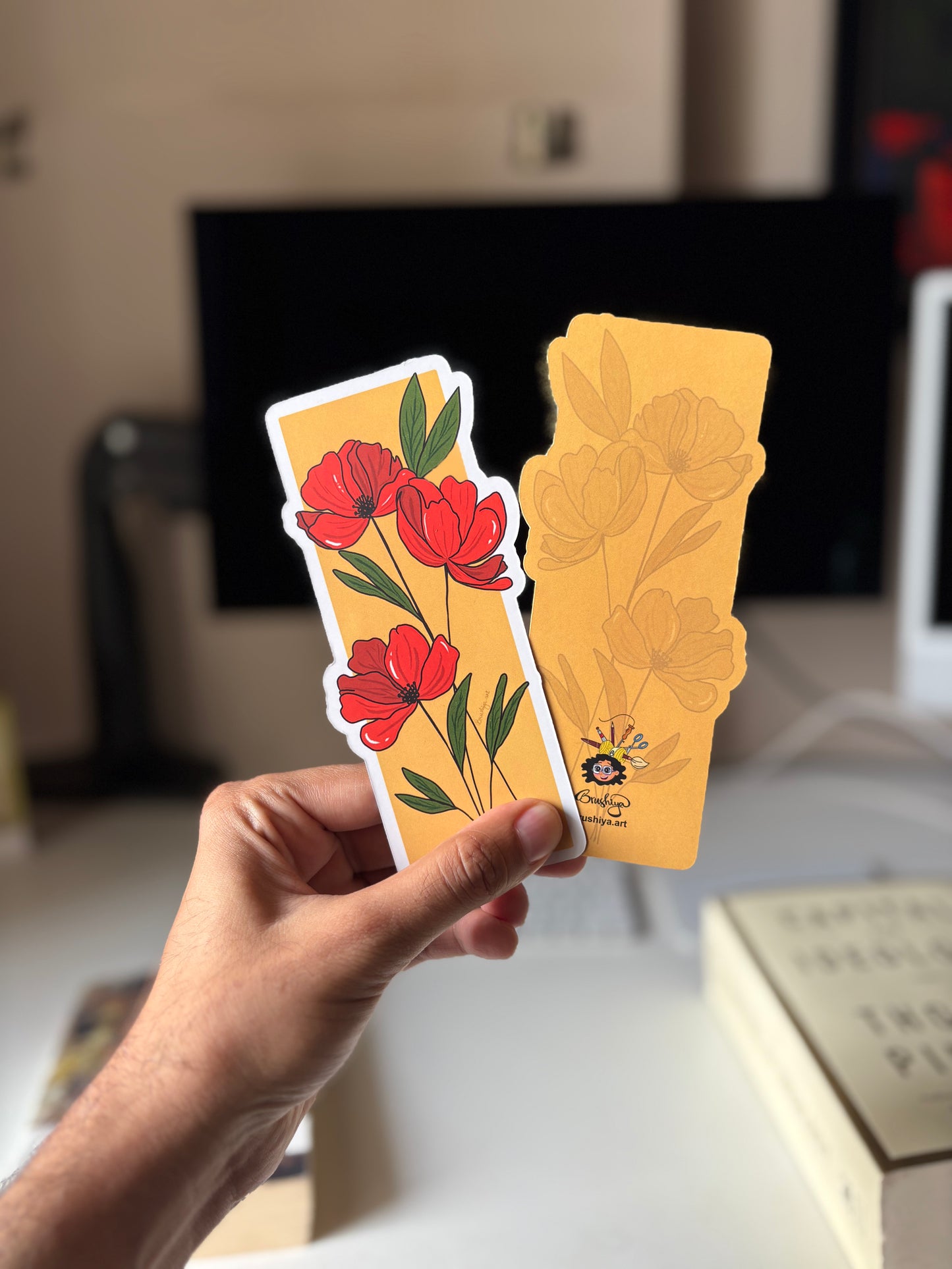 Poppy Bookmark