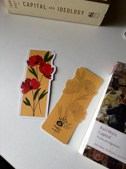 Poppy Bookmark