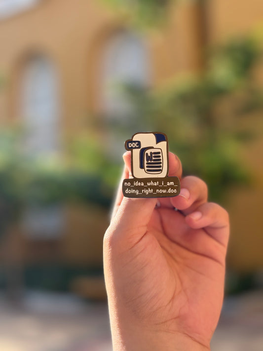 No Idea What I Am Doing Right Now (Word Doc)