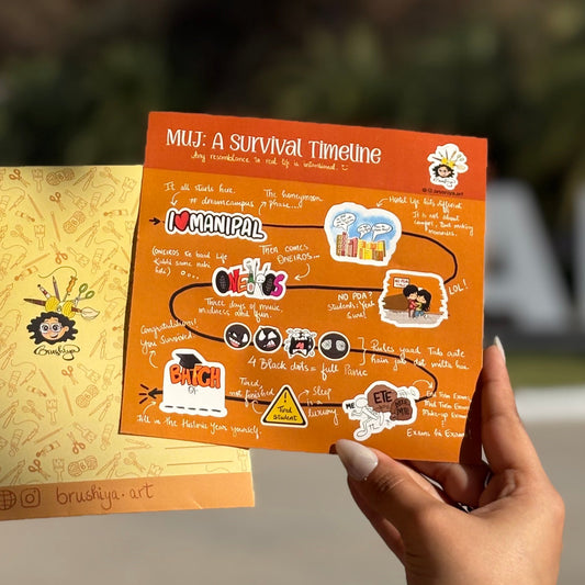 MUJ Sticker Sheet (Set of 11 Stickers)