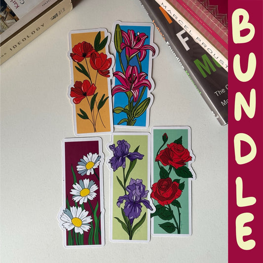 Flower Bookmark Bundle